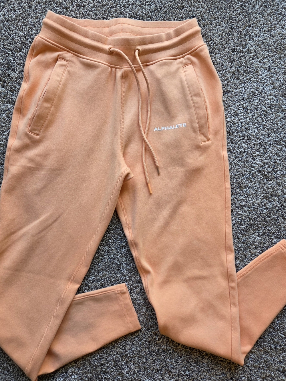 Alphalete Peach Orange Women's Jogger Pants